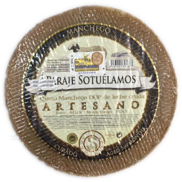 latin' gust grossiste rungis paris Fromage manchego 6 mois affiné Lait CRU fromage espagnol