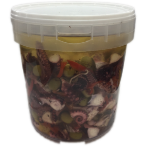 grossiste latin's gusto rungis Salade de poulpe à l’huile avec legumes 4kgs