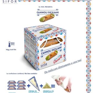 latin's gusto grossiste distributeur rungis paris kit cannoli sicilien poche creme ricotta pistache sicile italie