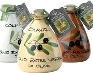 latin's gusto grossiste distributeur rungis paris huile d olive colavita 25 cl 100 % italienne ceramique ceramic igp italie