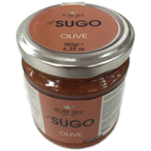 latin's gusto grossiste rungis paris Italie, Epicerie italienne, Sauces SAUCE TOMATE AUX OLIVES 180 GRS NORD SALSE